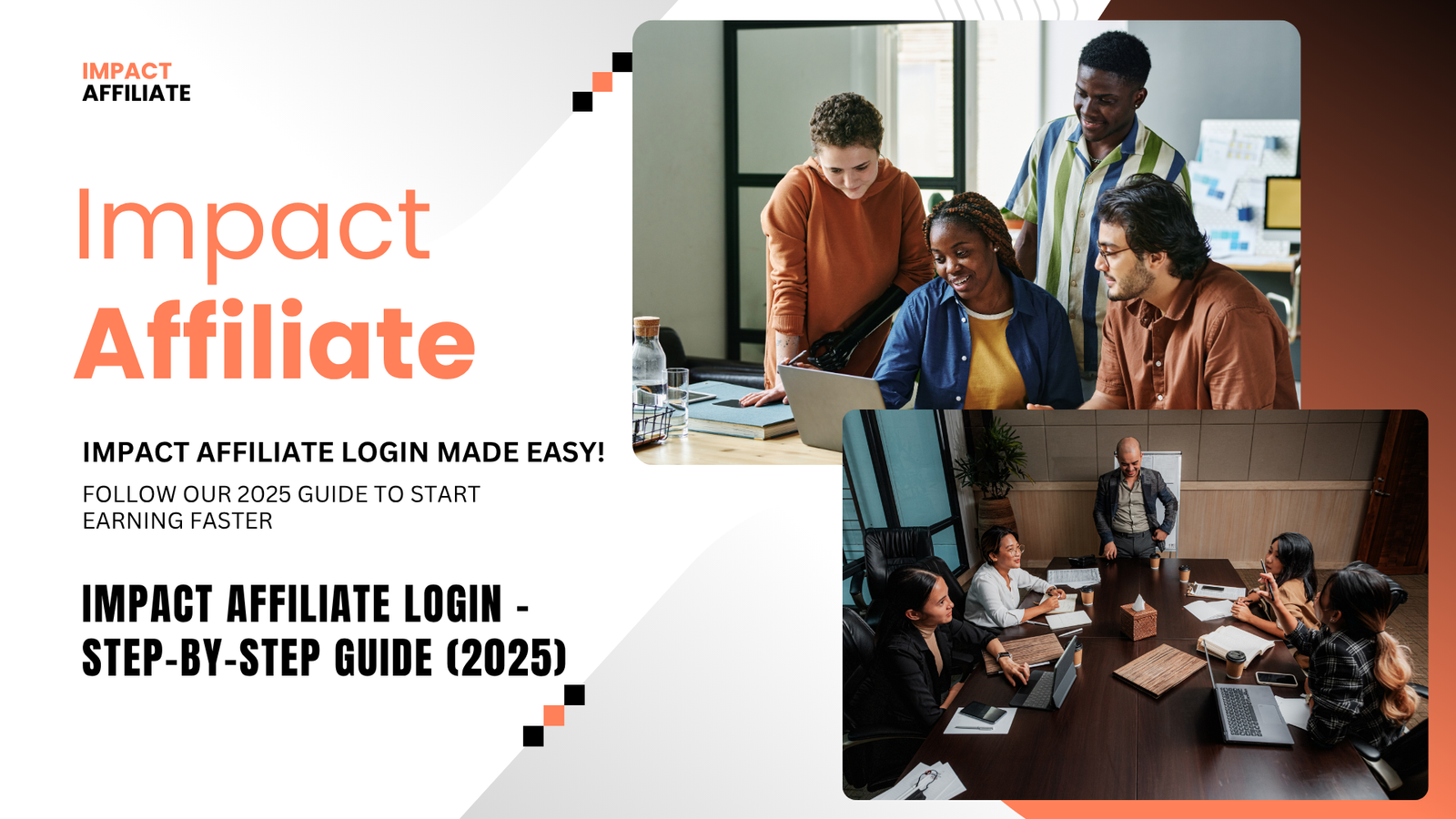 Team exploring the Impact Affiliate dashboard – Step-by-step login guide for 2025 success.